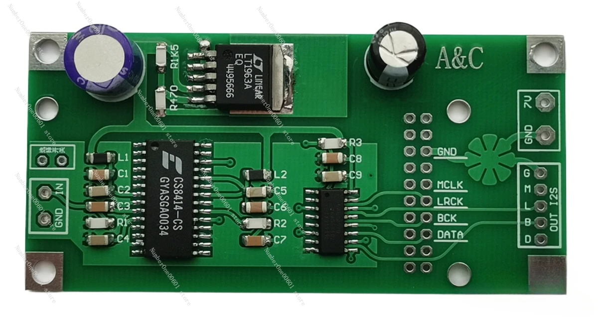 Interface I2S Input Compatible 3rd Generation CS8414 Coaxial Receiver Boards