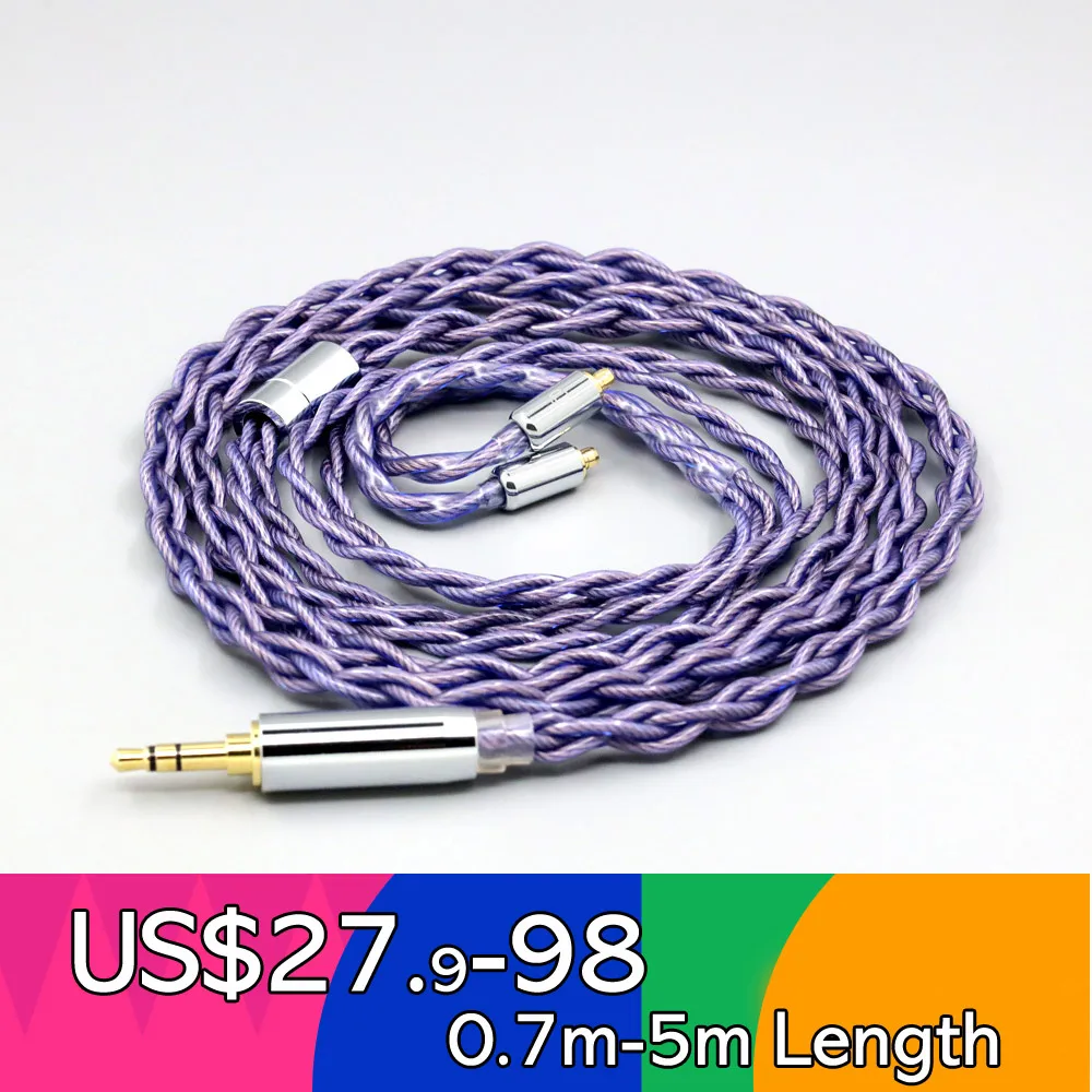 

Type2 1.8mm 140 cores litz 7N OCC Headphone Cable For Acoustune HS 1695Ti 1655CU 1695Ti 1670SS 4 core LN007874