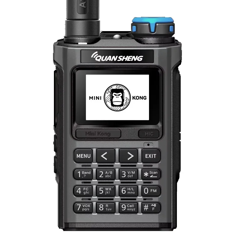 New mini pocket UV-K1 walkie-talkie short battery 5w analog two-way radio CE FCC ROHS