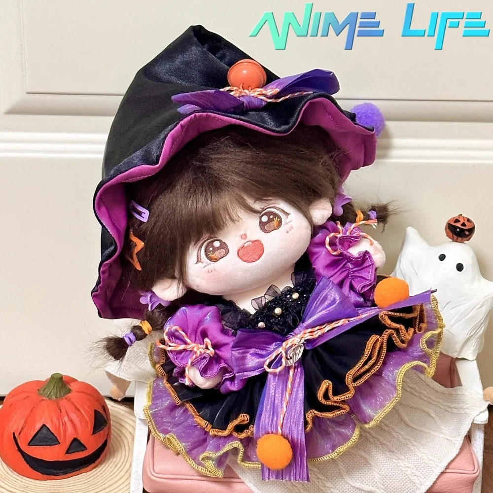 

Original Halloween Witch Suit For 20cm Doll Toy Costume Clothes Cosplay Hallowmas Gift Cute