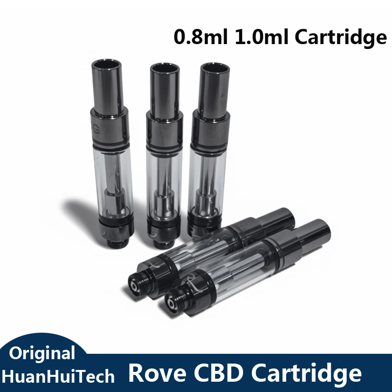 

Original Empty Cart 0.8ml 1.0ml Rove Cartridge Atomizer For Low Power Preheat Battery For Pen 510 Thread Vape E-Cigarette