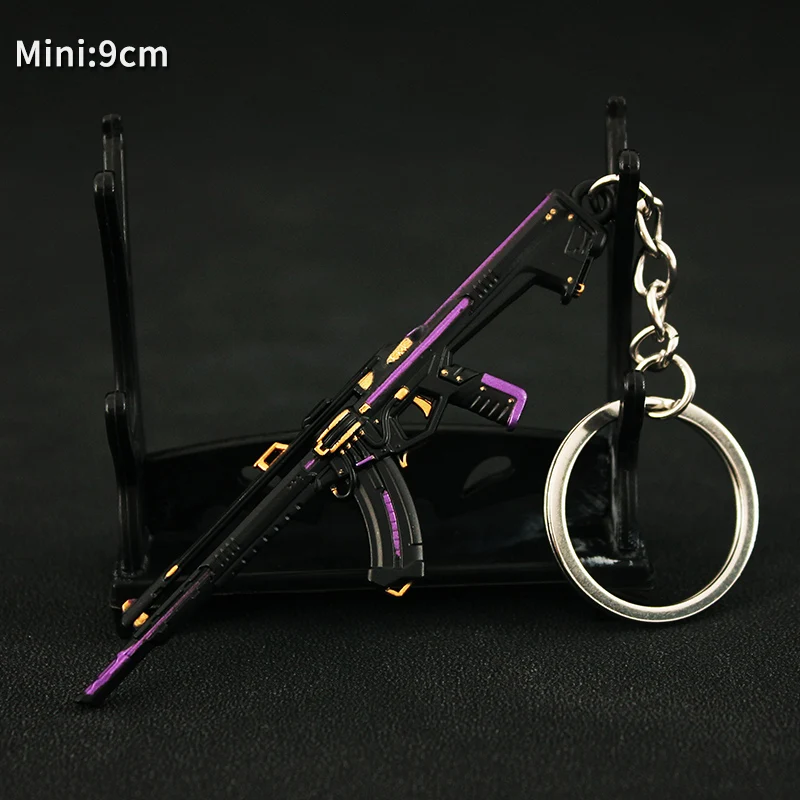 Valorant Melee Reaver Weapon Model Keychain Prelude To Chaos Vandal Knife Toy Metal Game Peripheral Alloy Samurai Sword Kid Gift