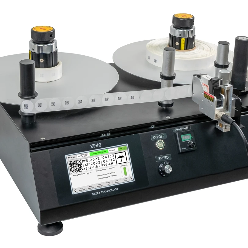 Wholesale DOCOD OEM/ODM XF40 Automatic Label Printer Marking Equipment High Speed Label Rewinder Machine