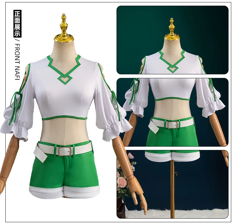 Kanne Cosplay Kostuum Anime Frieren Voorbij De Laatste Korte Broek Van De Reis Kousen Uniform Derde Klasse Mage Halloween Feestmeisjes