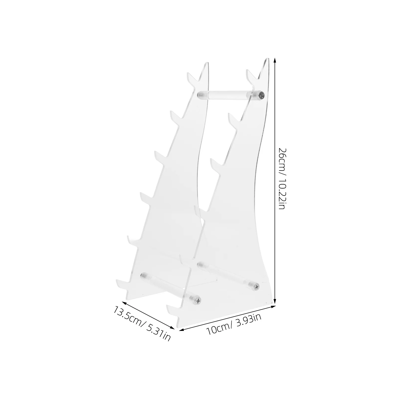 

Cutter Display Stand Acrylic Desktop Holder Transparent Storage Rack Kitchen Organizer Countertop Cutter Rack Kitchen Supply