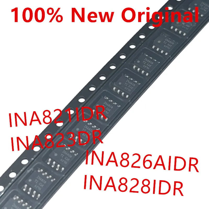 10piece  INA821IDR  INA821 、INA823DR  INA823 、INA826AIDR  INA826 、INA828IDR  INA828  New instrument amplifier chip  INA821ID