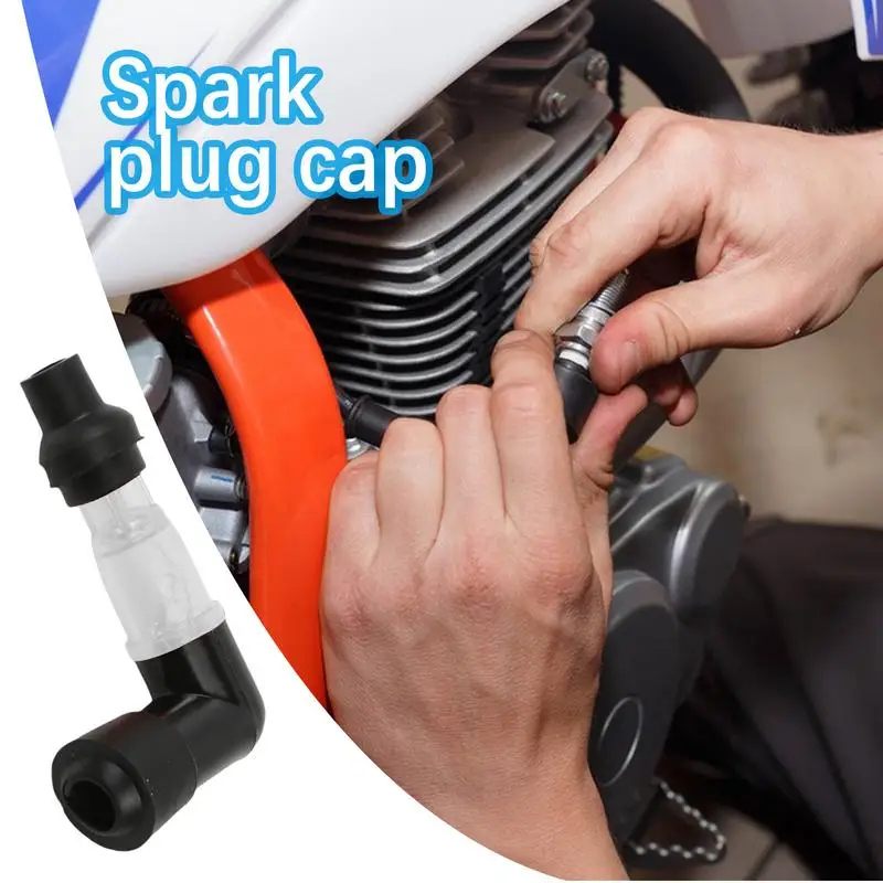 Motorcycle Flash Spark Plug Cap Universall Motorcycle Ignition Spark Plug Cap 90 Degree Flashing Spark Plug Cap For Motorbike