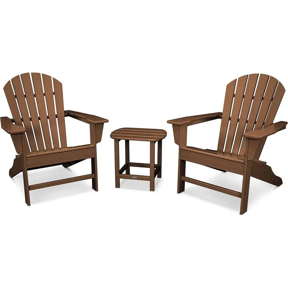 

South Beach 3-Piece Adirondack Chair Set with Side Table