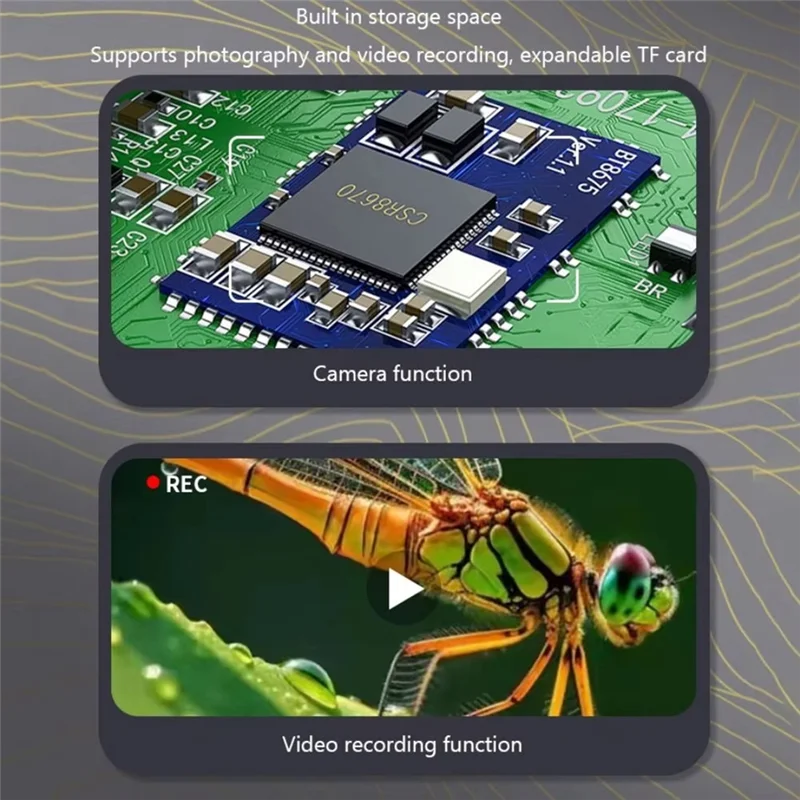 CYGJ-loupe numérique HD1080P 8 LED Microscope portatif 2.0 "écran IPS prendre des photos et des vidéos loupe pour vérifier les bijoux