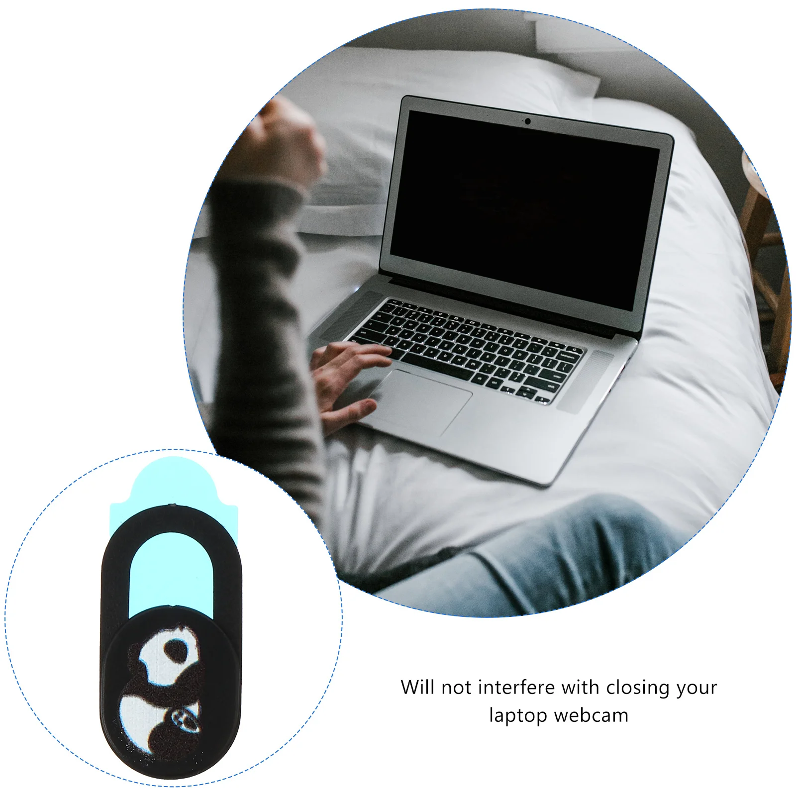 6 pçs capa de privacidade webcam slide ultra-fino portátil tablet computador slider lente protetor segurança webcam