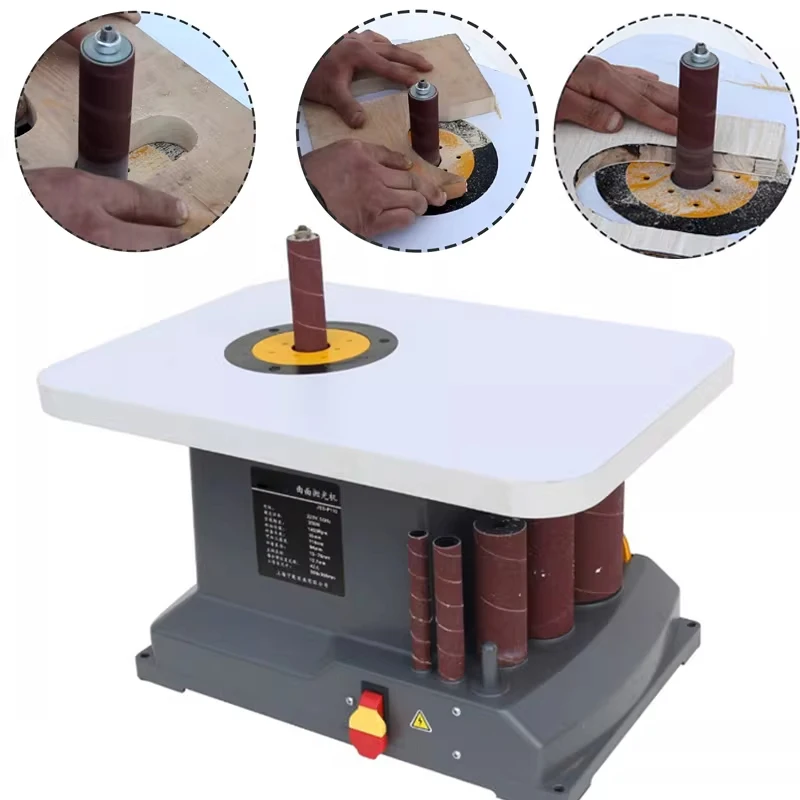 Shaft Sander, Irregular Shaped Polishing Sander, Curved Surface Sander, Woodworking Arc Polishing and Grinding Machine