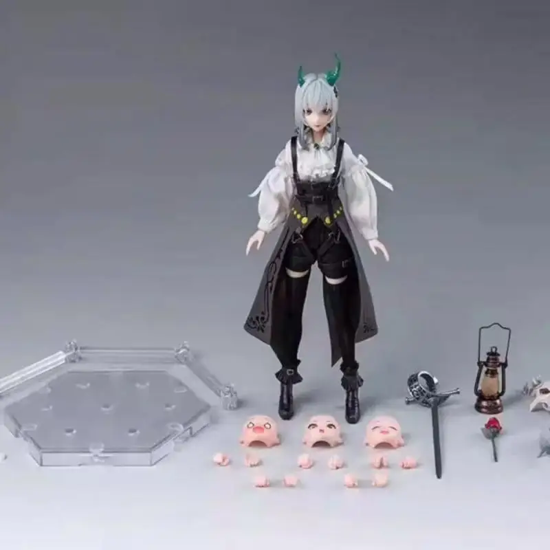 

New Cat Jumping Pocket Art Rose Knight Gloria Mobile Doll Handmade Magician Model Decorative Ornament Gift