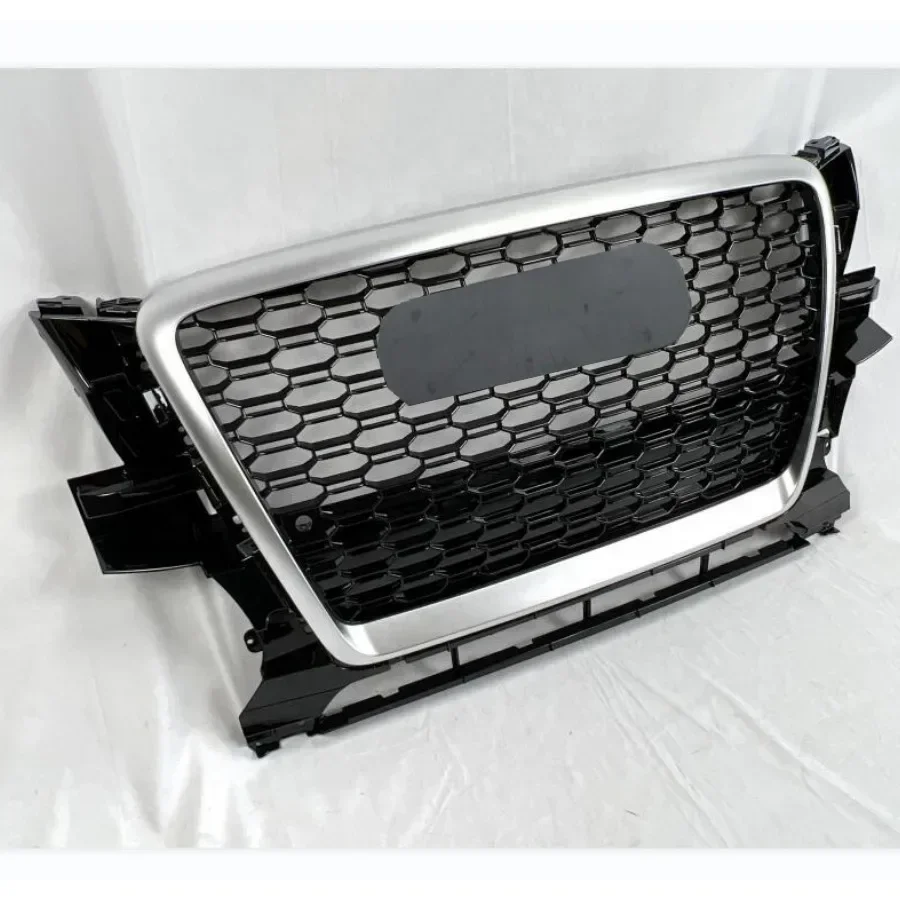 For RSQ5 Style Front Bumper Mesh Hood Grill Grille Universal for Audi Q5 ABS Bumper Grill 2009 2010 2011 2012 For RSQ5 Grill