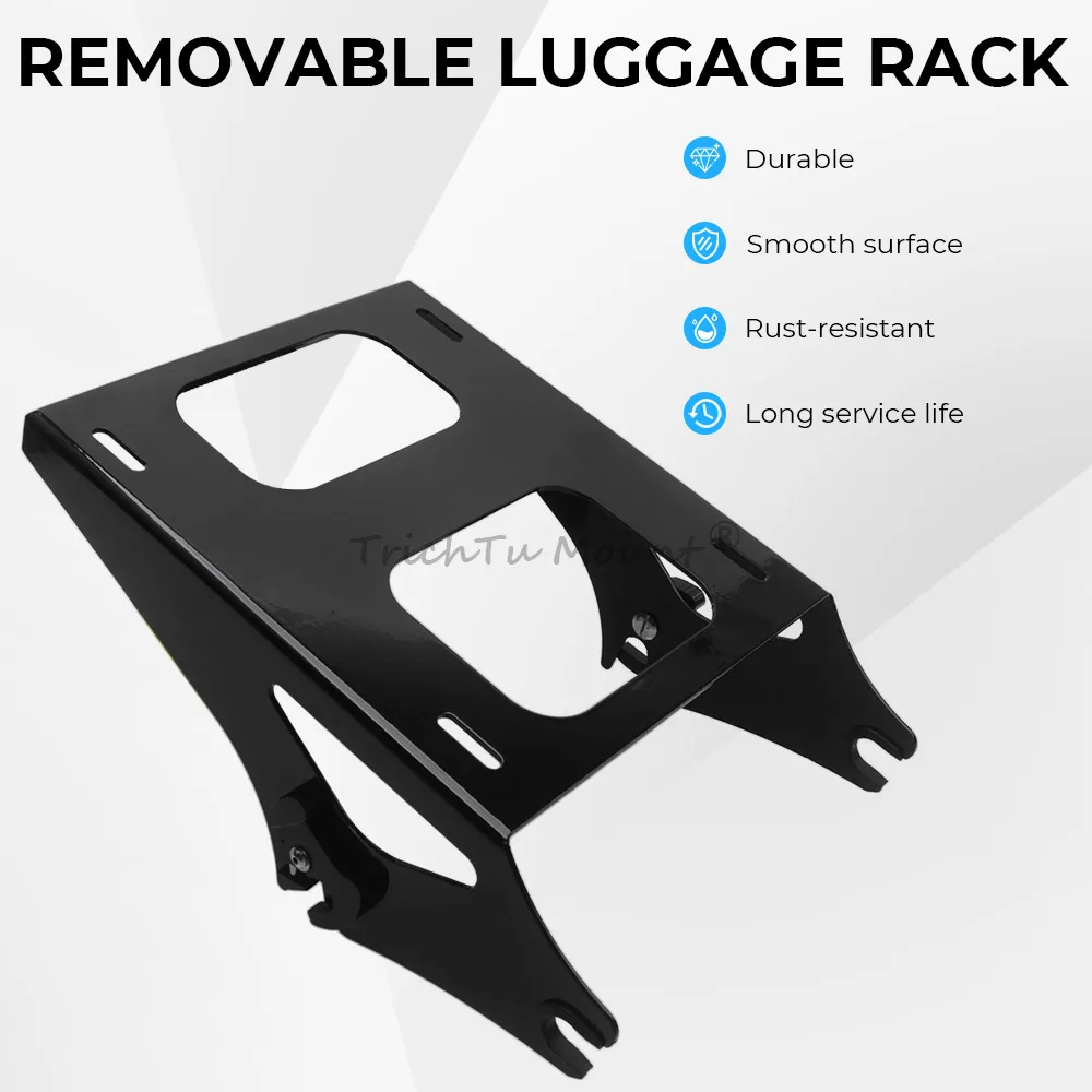 Motorcycle Rear Luggage Carrier Detachable Tour Pack Mounting Rack For Harley Touring Street Road Electra Glide Road King 2014+