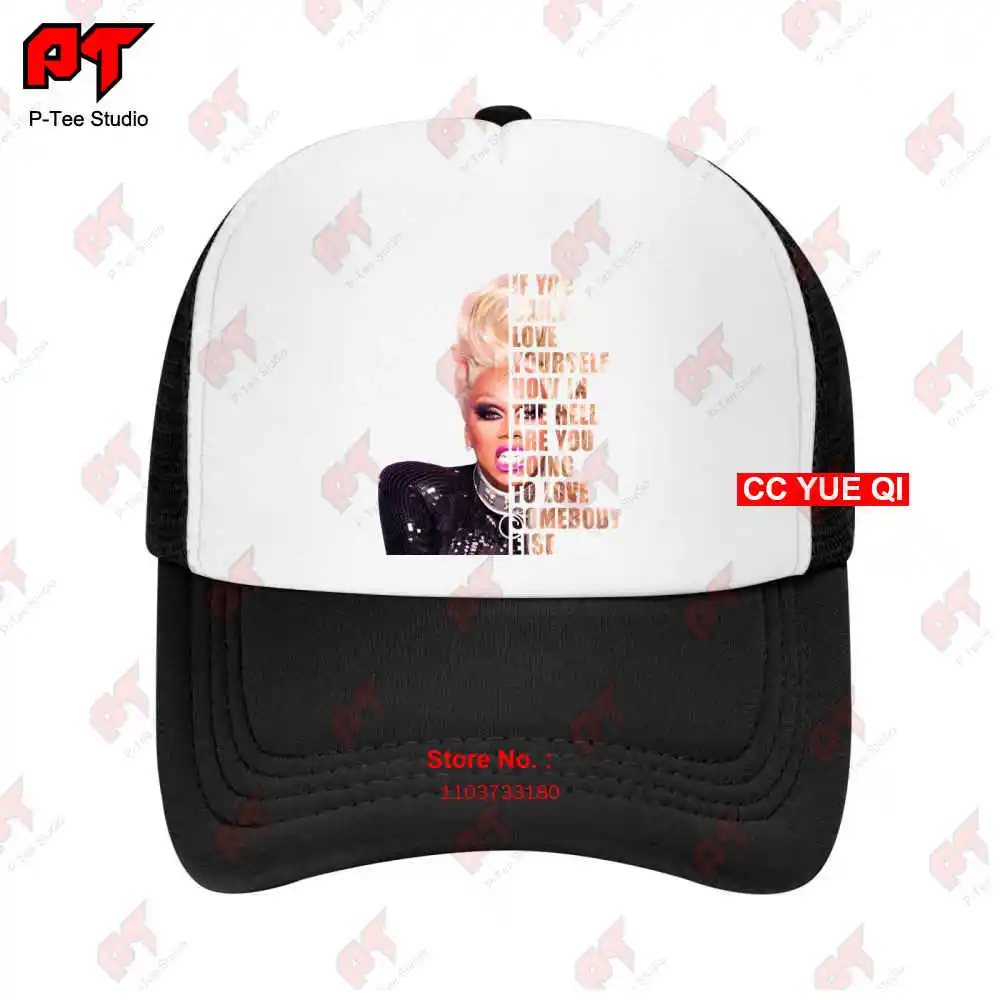 Rupaul Love Yourself-Loose Fit Lgbtq Drag Race Fan Baseball Caps Truck Cap EMDR