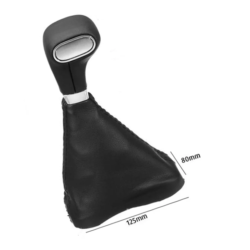 

F9-4X Car AT Car Gear Shift Knob Gaitor Shifter Lever Gear Stick Knob Leather Cover For Skoda Tiguan Touran Bora Passat