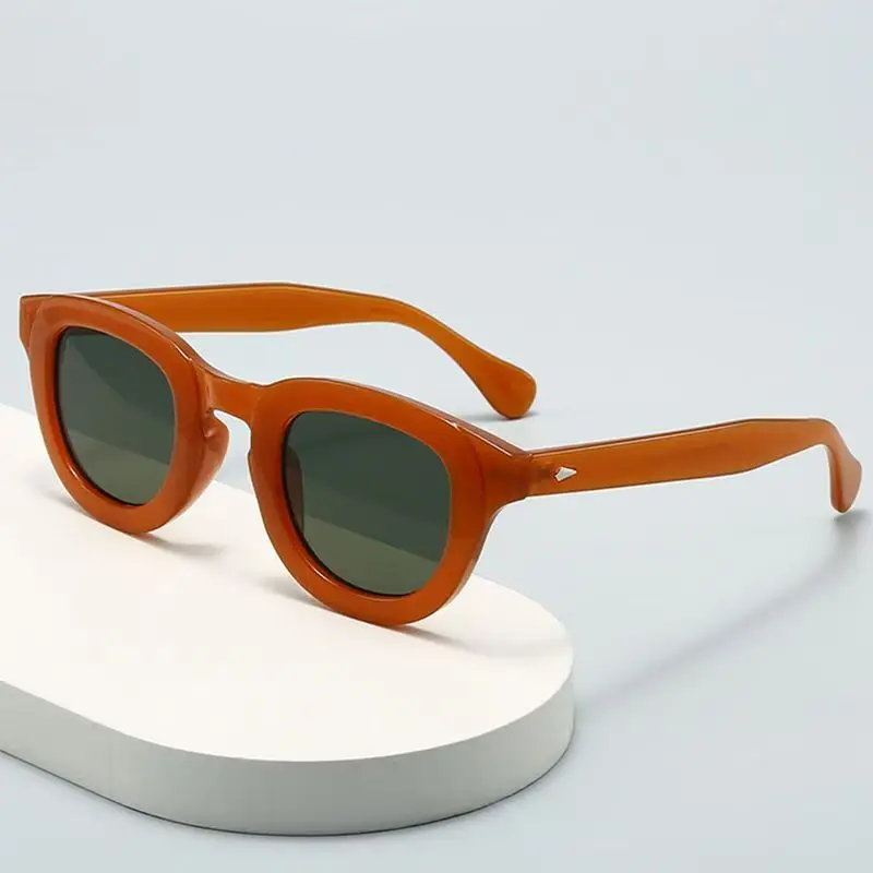 

Новые винтажные женские солнцезащитные очки для женщин и мужчин, элитные брендовые очки, дизайнерские очки высокого качества в стиле ретро, мужские круглые очки UV400, солнцезащитные очки