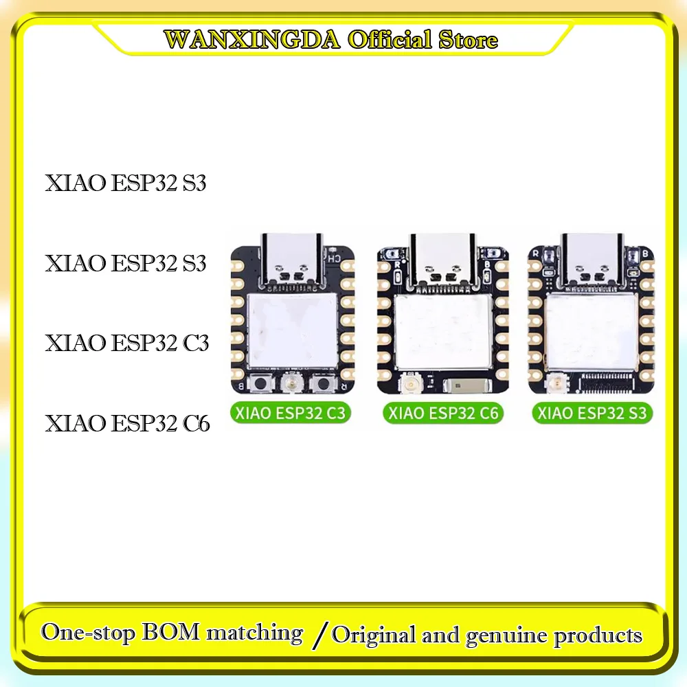 XIAO ESP32 S3 C3 C6 Visual AI Recognition Master Control Development Board
