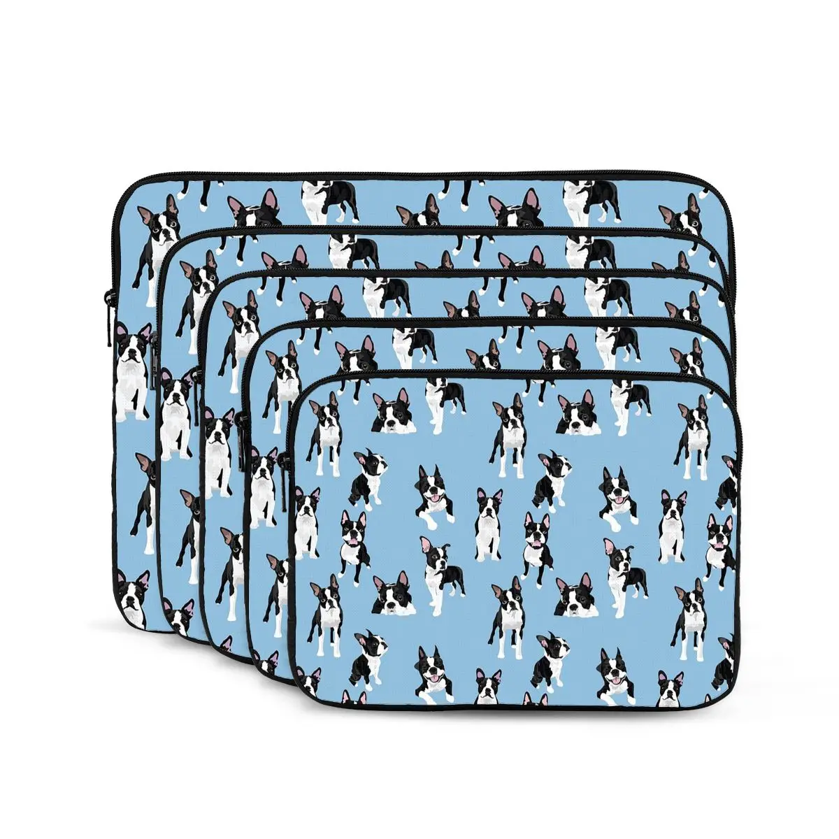 

Boston Terrier Cute Dog Notebook Laptop Bag Case Pouch For Macbook Air Pro Tablet Shockproof Case Bag
