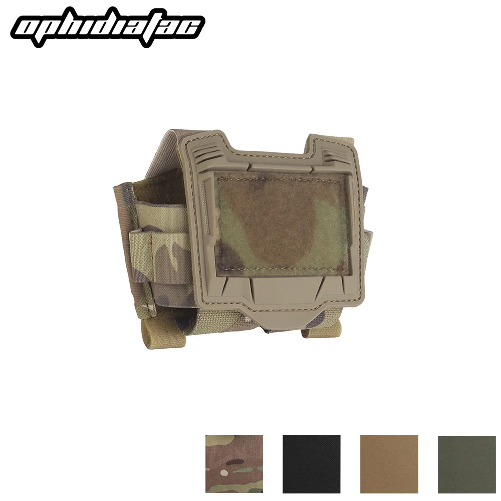 OPHIDIAN Helmet Battery Bag K Series Battery Pack Helmet Weight Bag Airsoft Hunting Helmet Accessories