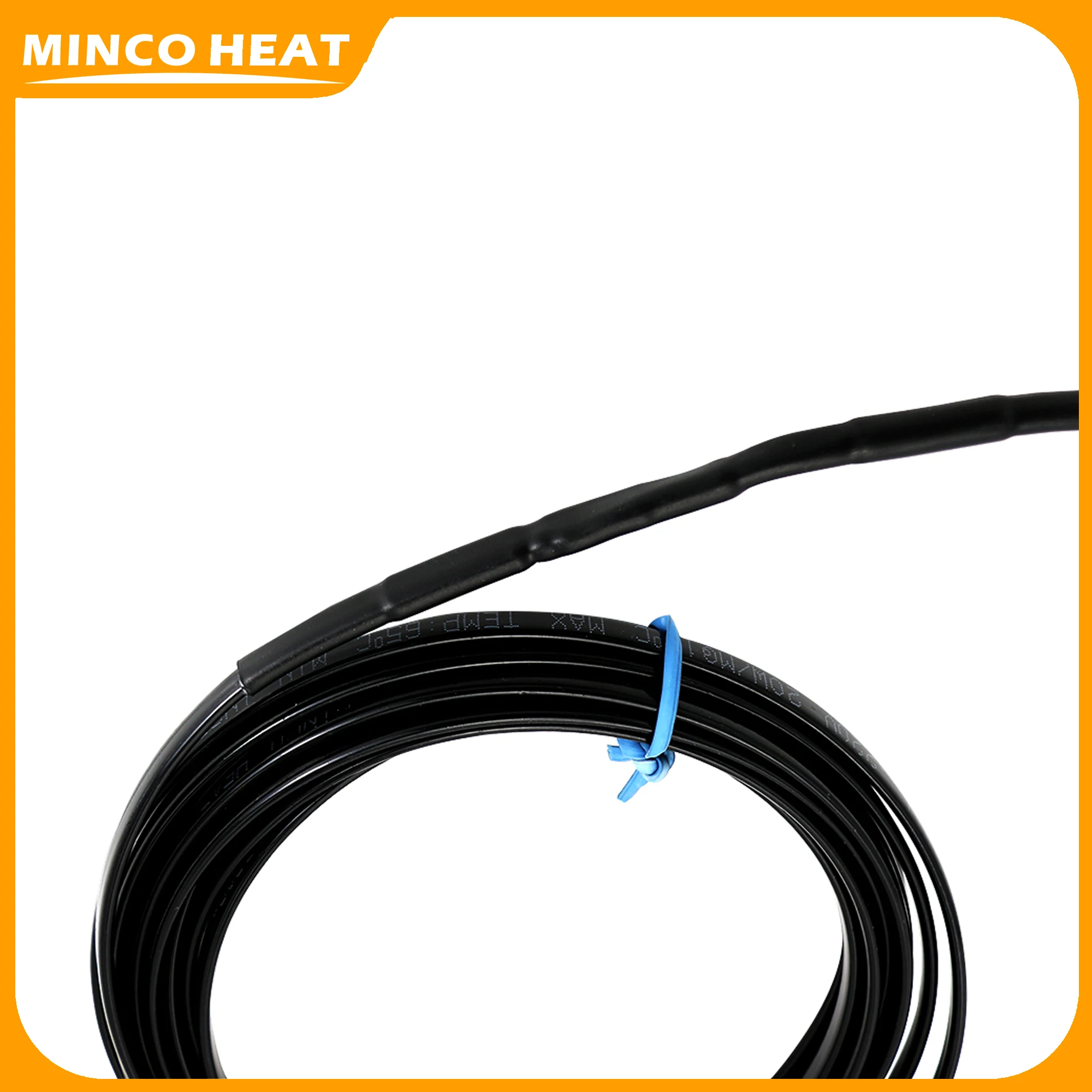 Minco Heat Self Regulating Heating Cable 20W/m  AC220~240V, 50/60Hz With Switch EU Plug for Water pipe Freeze Protection