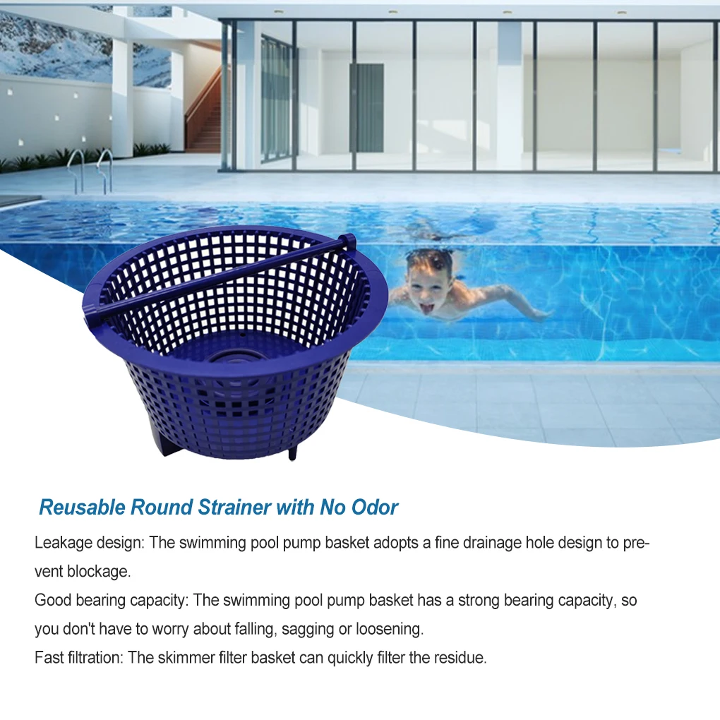 

Skimmer Basket Swimming Pool Skimmers Wear-resistant Replacement Filter