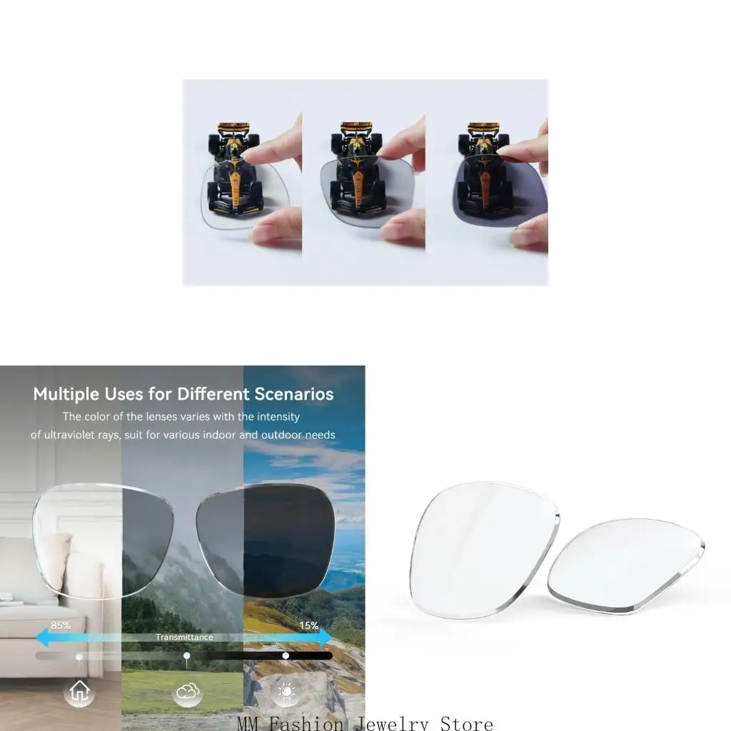 Easy Installation Protective Lens For Glasses Eye Strain Relief Glasses Accessories D0UB
