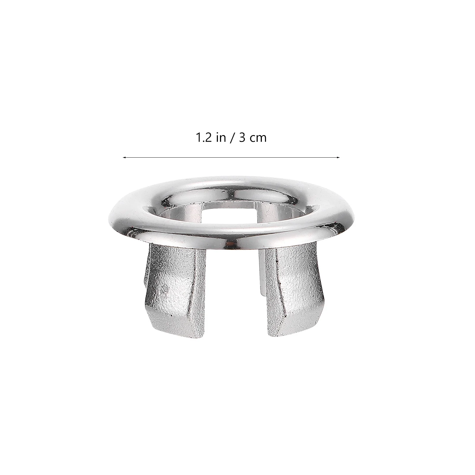 30 قطعة من غطاء فتحة الفائض، حلقة تجاوز الحوض المزخرفة، حواف ناعمة، لا توجد أدوات مطلوبة لاستخدام الحمام #6