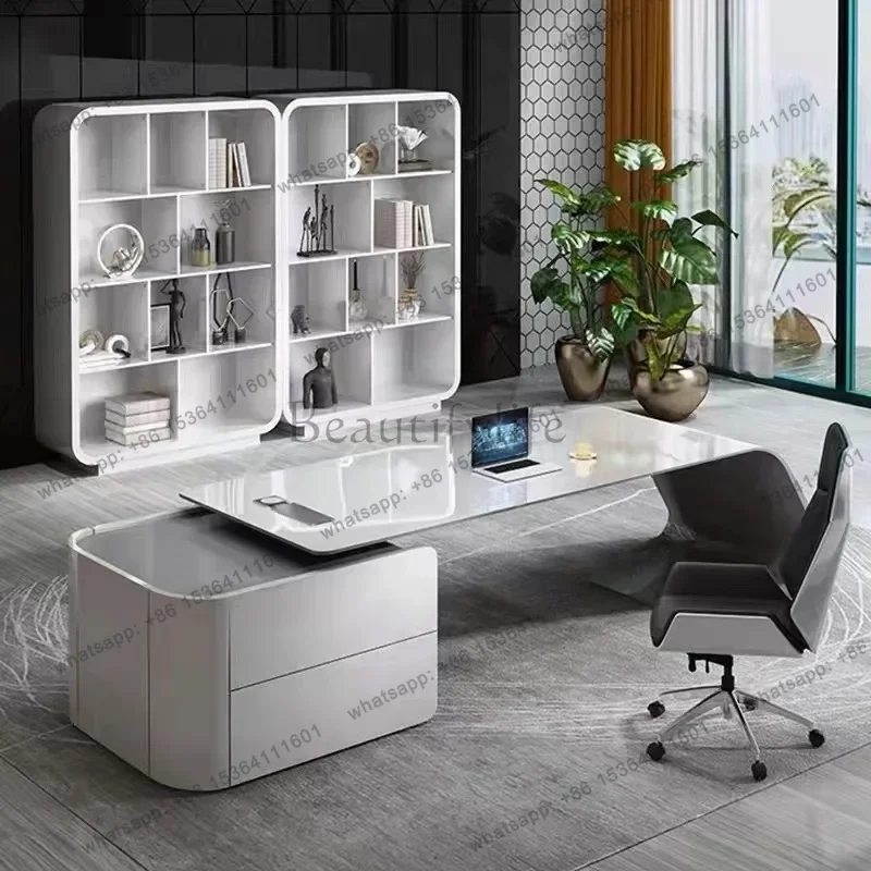 LD Conference Unusual Office Desk Cabinets Shelf Drafting Cheap   Storage Minimalist Unique Wooden Bureau Furniture