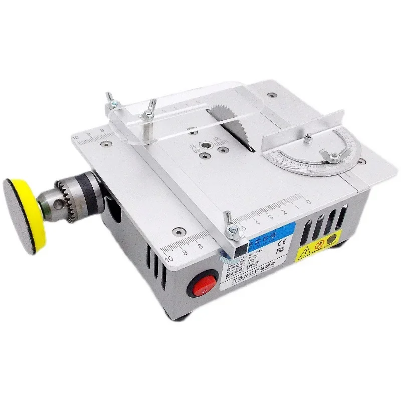 Compact Mini Table Saw Woodworking Electric Saw Precision Model Cutting Machine with Lifting Function for Saw Machinery