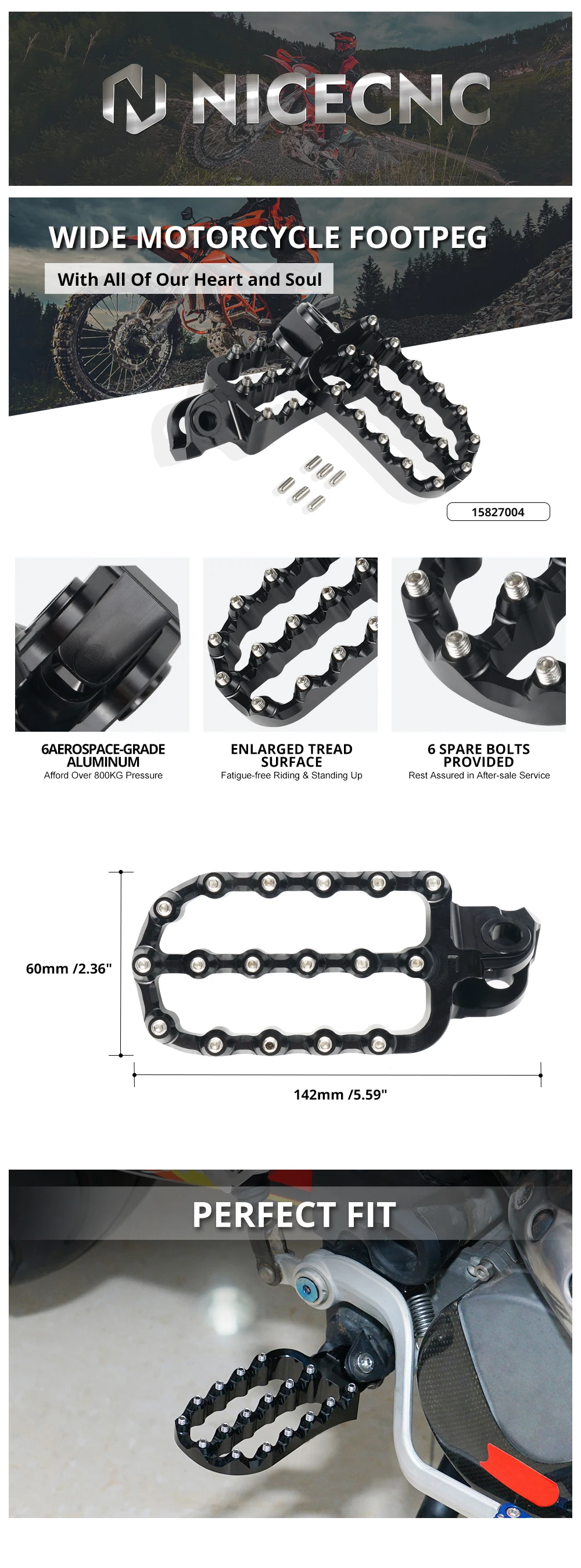 Für KTM 790 890 Adventure/R 2019–2025 Fußrasten Fußstützen 1050 Adventure 1090 Adventure R 1190 Adventure/R 1290 Super Adv R S T – Detail 1