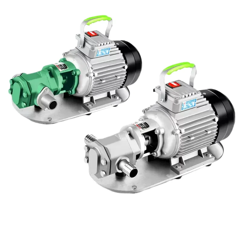 Portable WCB-100 304 stainless steel Food grade lube high pressure transfer electrical oil pump