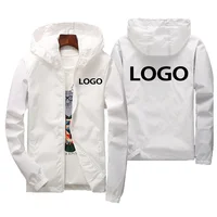 Chaqueta de otoño de marca personalizada, cortavientos cálido impermeable para hombre, ropa informal, chaqueta cortavientos para exteriores, ropa de pesca al aire libre