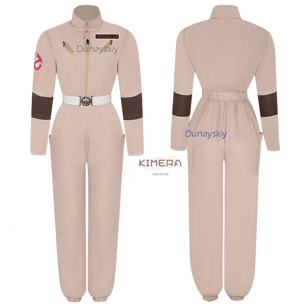 Ghost Busters Cosplay Afterlife Cosplay Phoebe Men Women Uniforms Jumpsuit Costume Carnival Outfit Roleplay Adults Kids Clothes