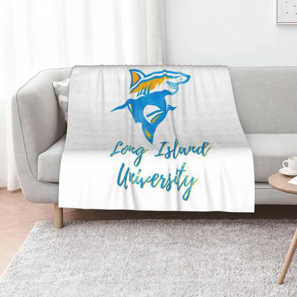 Long Island University (1) Throw Blanket Decorative Sofa Sleeping Bag Winter beds Sofa Quilt Soft Plaid Tourist Blankets