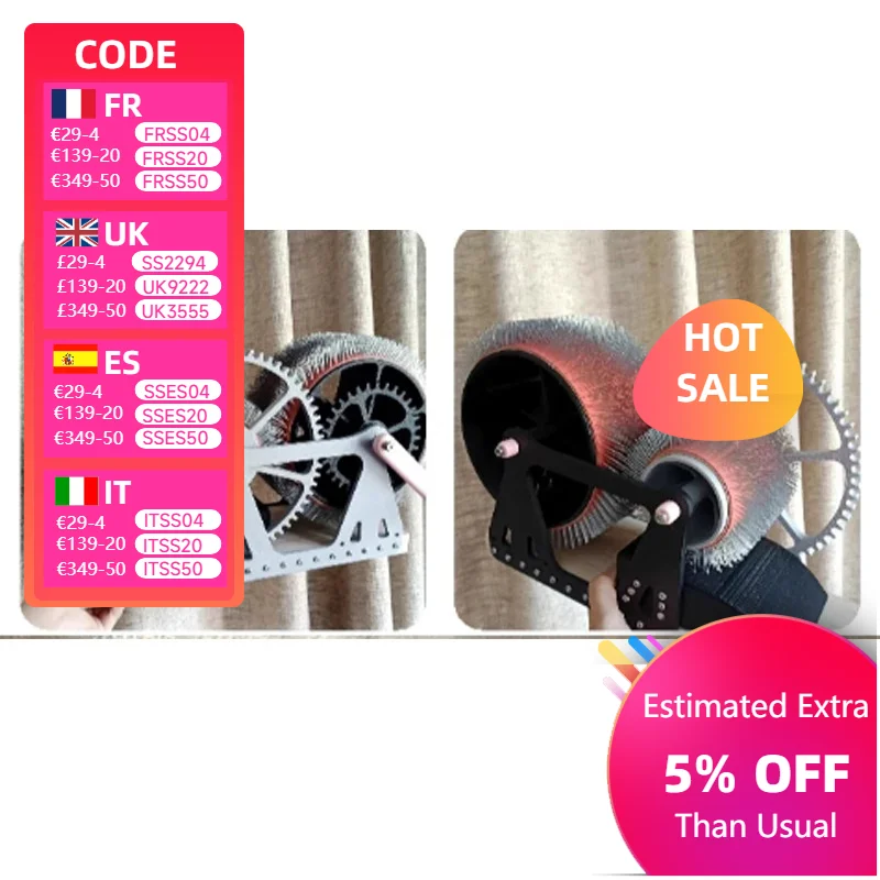 Hand-Cranked Wool Combing Machine Suitable for Wool Felt Color Mixer, Quick Color Mixing, Combing, Spinning Manual Wool Felt