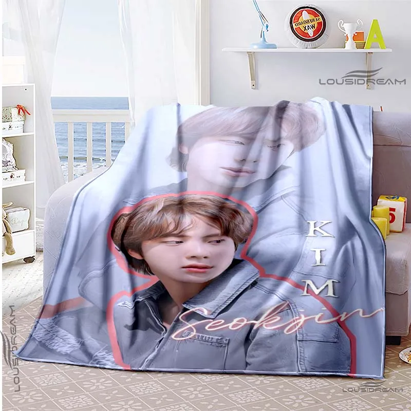 

Kpop Blanket Music Fans Decoration Lightweight Comfortable Soft Breathable Ultra Warm Blanket Bedding Travel Bedding