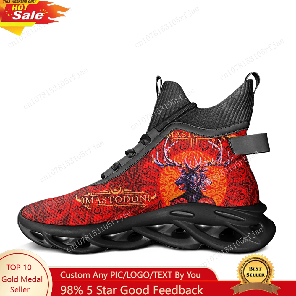

Mastodon Heavy Metal Rock Band High Top Flats Sneakers Men Women Hiking Sneakers Travel Mountaineering Shoes Running Shoes