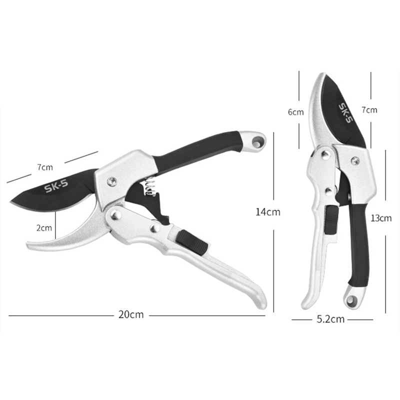 Coltello da taglio per potatura da giardino da 20cm cesoie da potatura per piante da agricoltura professionale forbici da innesto forbici per alberi