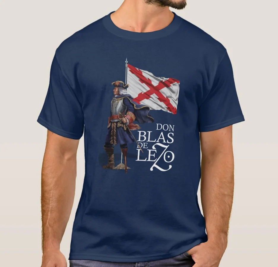 Spanish Legendary Hero Don Blas De Lezo T Shirt. New 100% Cotton Short Sleeve O-Neck T-shirt Casual Mens Top