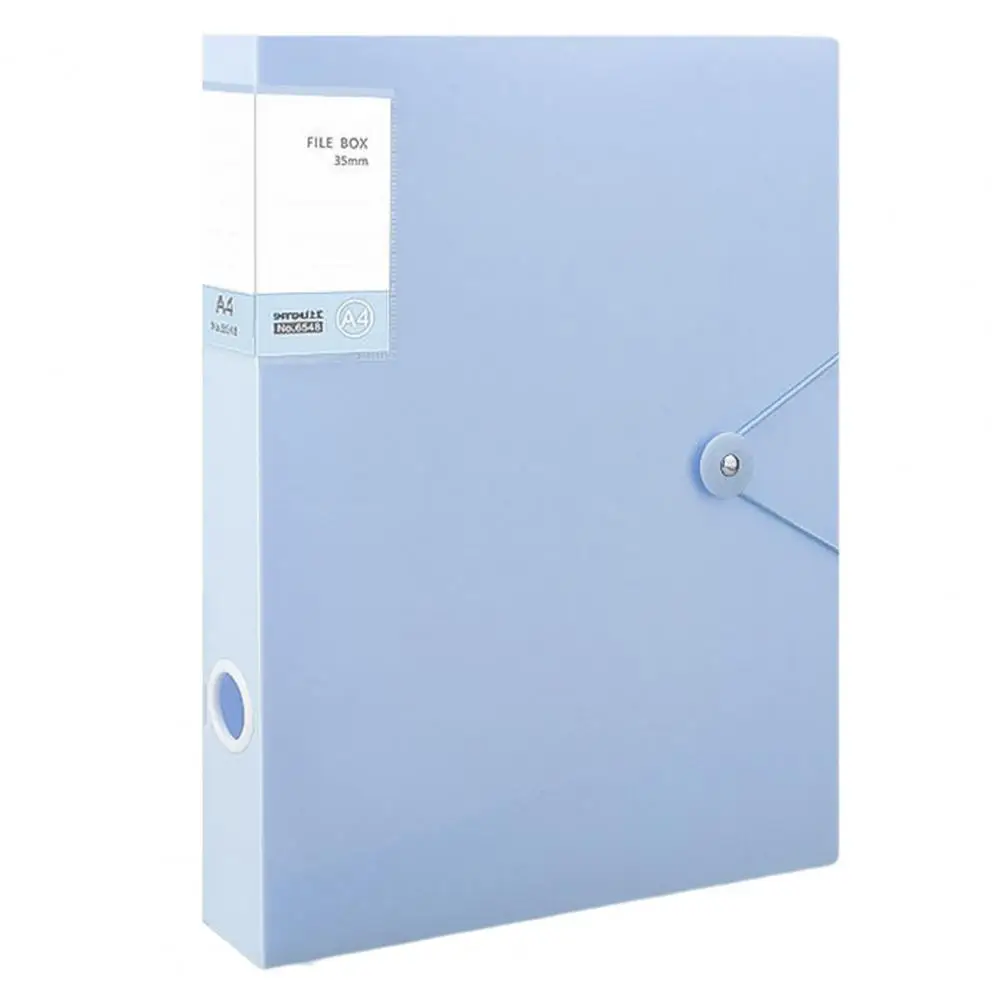 Excellent File Folder Organ Box  Thickened Fastener Tape Document Folder  A4 File Folder Organ Bag