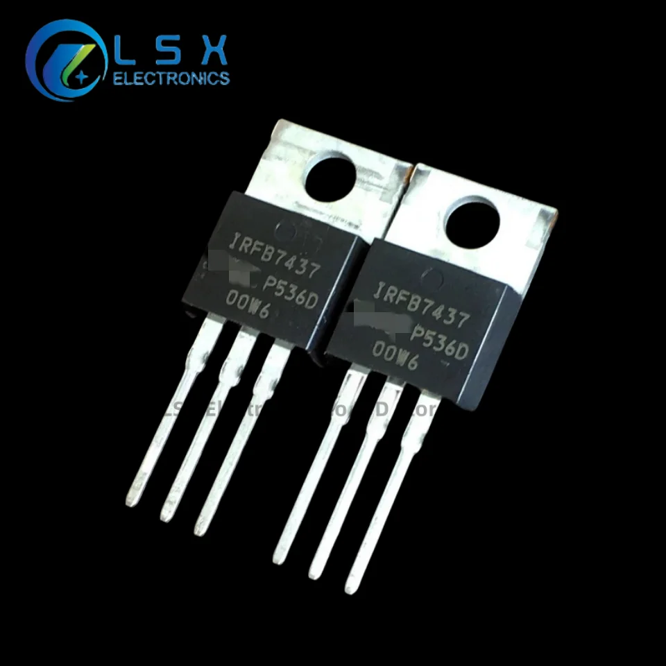 New Original 10Pcs IRFB7437PBF IRFB7437 FB7437 TO-220 195A 40V Power MOSFET