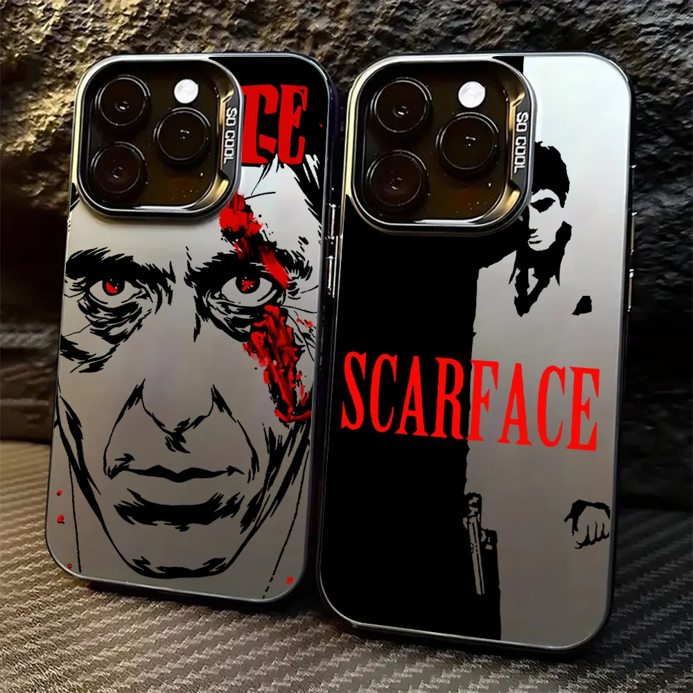 Fashion Hot S-Scarface Phone Case For iPhone 17 16e 16 15 14 13 12 11 Pro Max X XR XSMAX 8 7 Air Plus Anti Fall Matte Cover view 2