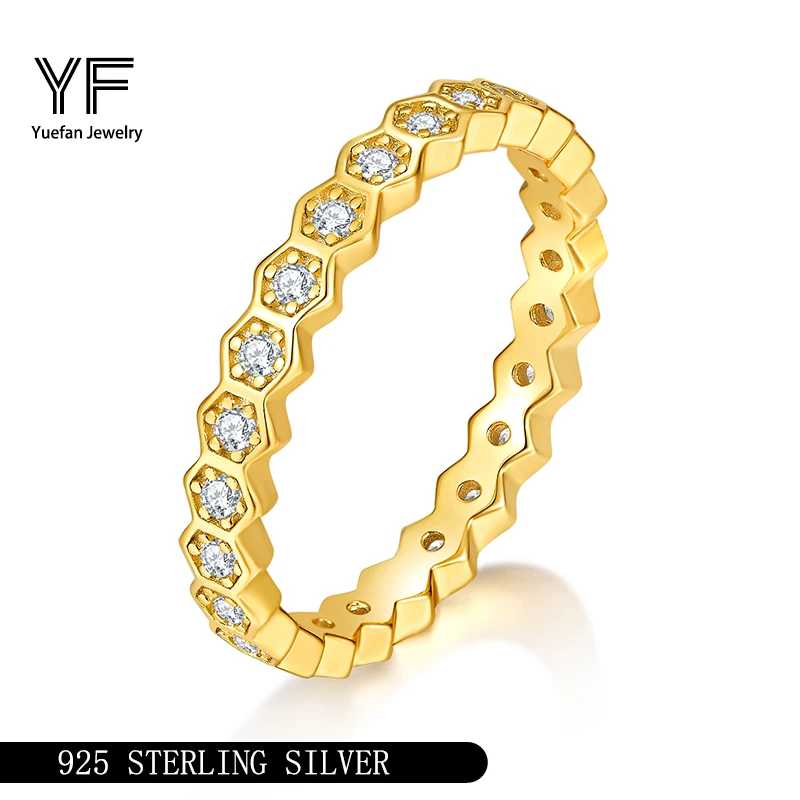 

Серебряное кольцо с муассанитом Улей 0,3 карата D VVS1, сертифицированные кольца, женские ювелирные изделия в стиле хип-хоп, индивидуальный подарок на День святого Валентина