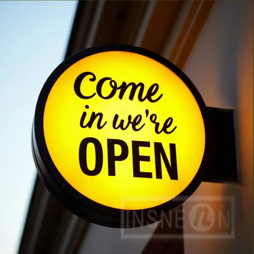 カスタムエントランスサインライトLEDボックスレター屋外ビジネスアクリル看板照明付き看板防水ハウスショップロゴ