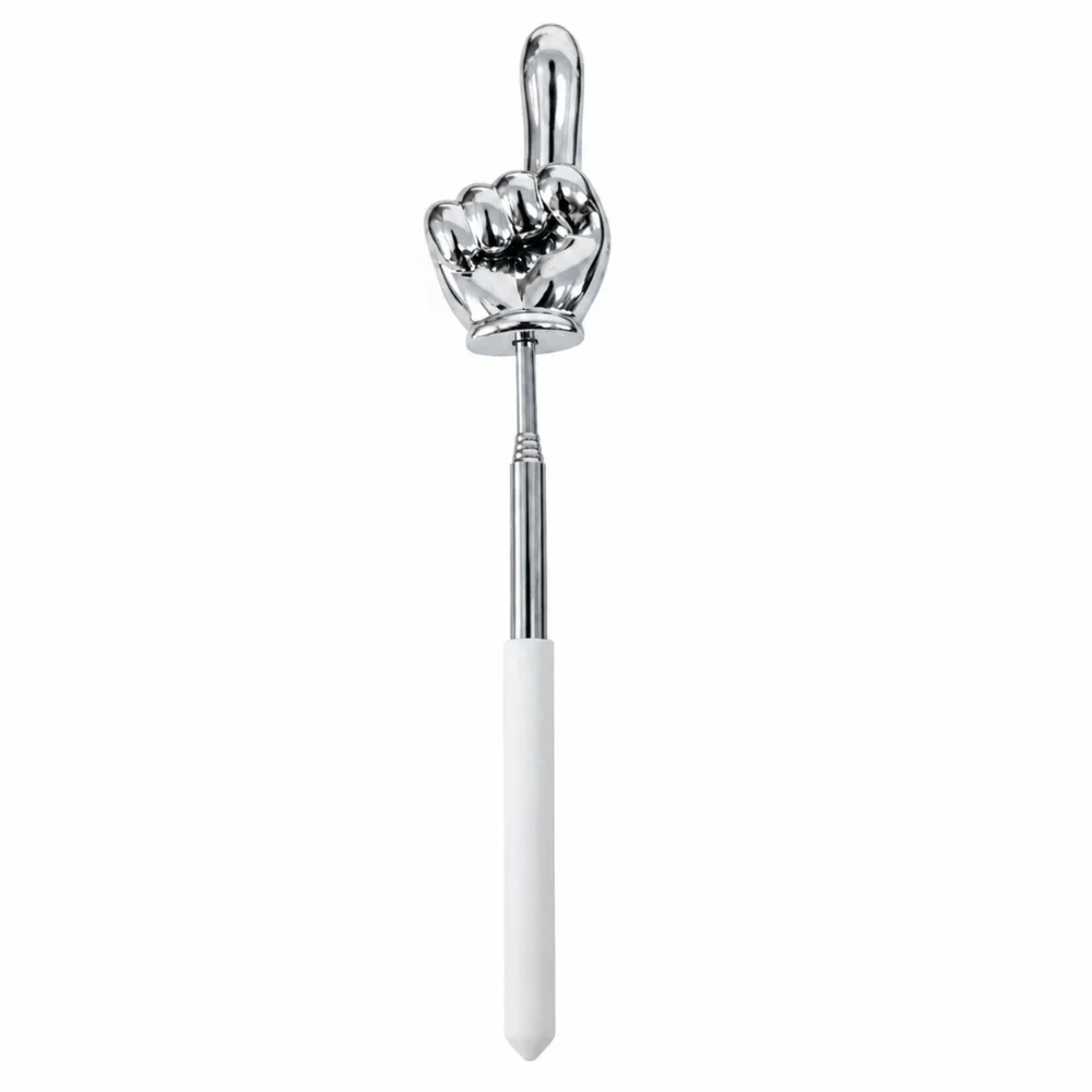 Portable Non-Slip Handle Retractable Reading Stick Finger Design Extendable Teaching Pointer Teaching Stick Reading