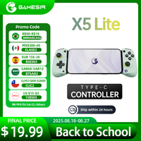 GameSir X5 Lite Type-C Android Ios Mobile Gaming Controller Mando para Móvil Gamepad Movable Type-C Port Swappable Silicone Pad