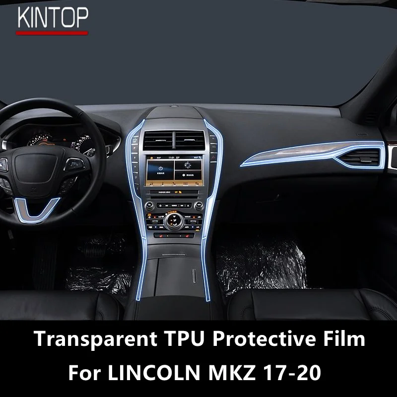 

For LINCOLN MKZ 17-20 Car Interior Center Console Transparent TPU Protective Film Anti-scratch Repair Film Accessories Refit