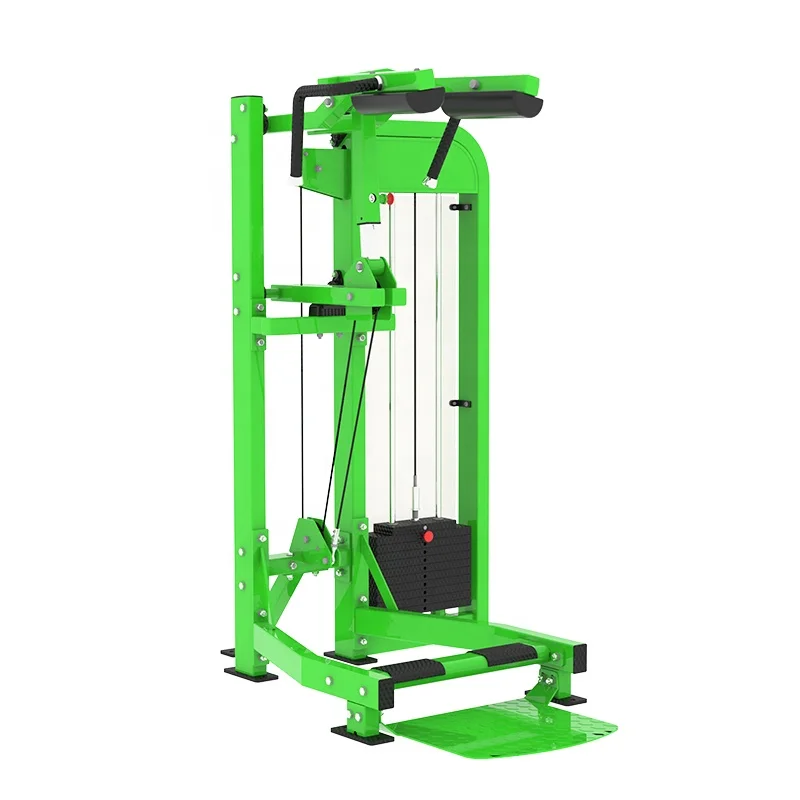 

Standing Calf Raise Machine Heavy-Duty Steel Leg Trainer Fitness Equipment