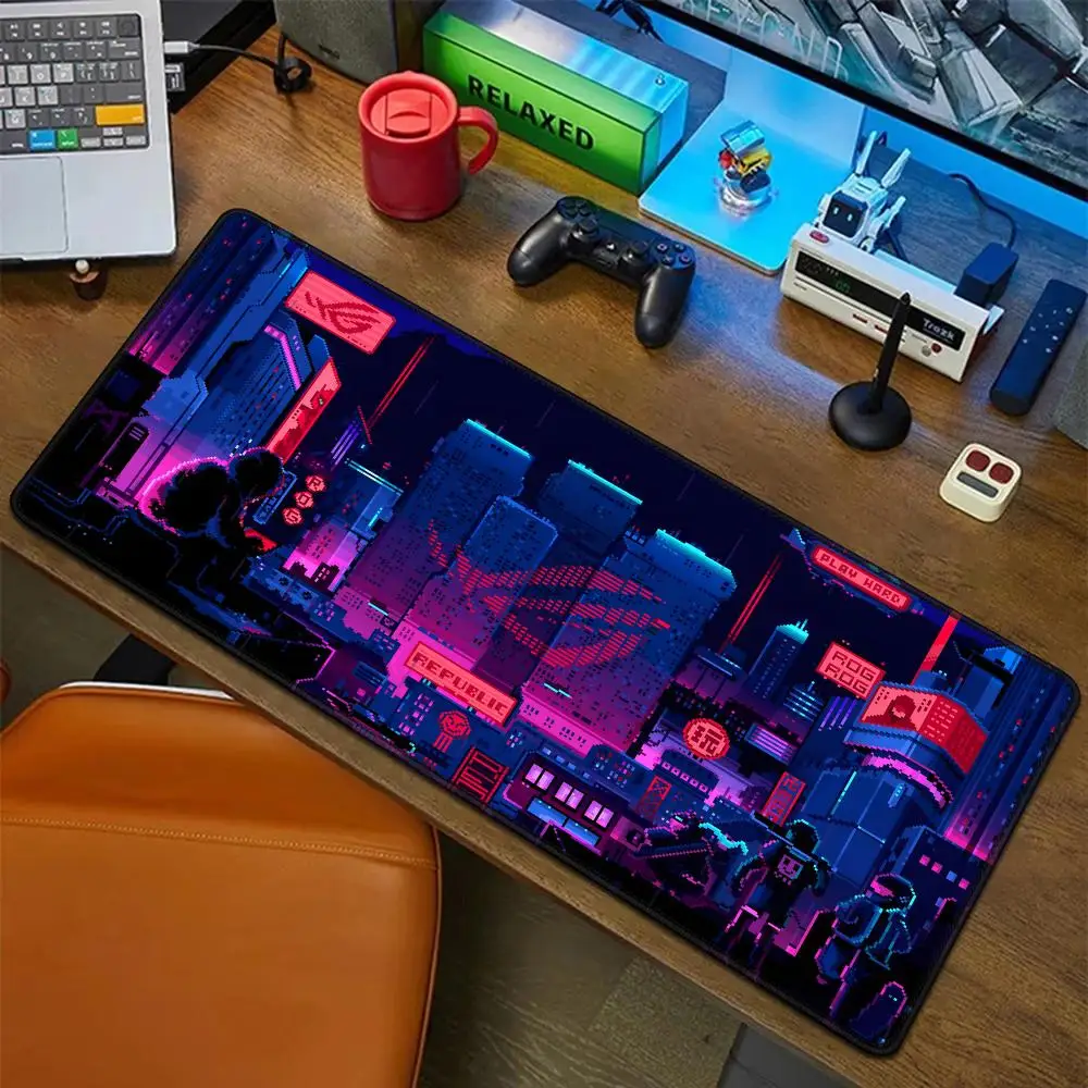 Logo A-ASUS R-ROG Mouse Pad Rubber Mat Laptop Xxl Mousepad Notebook Gamer Computer Table Gaming Accessories